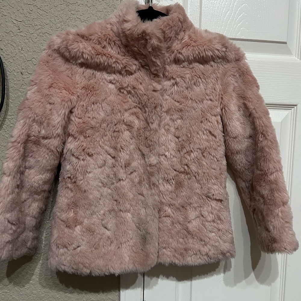 PS Couture Kids Girl Faux Fur Coat
